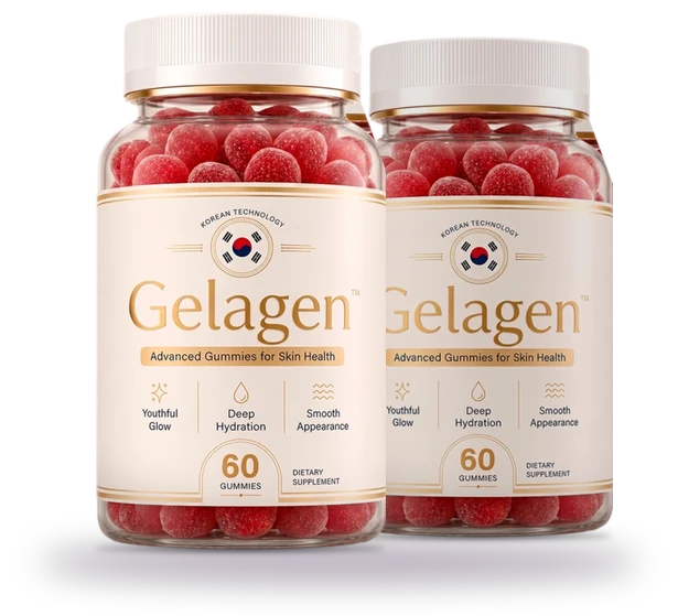 2 Bottle Pack of Gelagen gummies